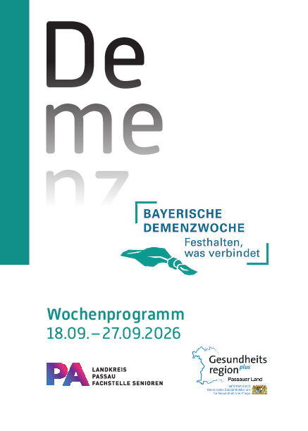 Flyer zur Bayerischen Demenzwoche vom 18. - 27.09.2026 Flyer zur Bayerischen Demenzwoche vom 18. - 27.09.2026