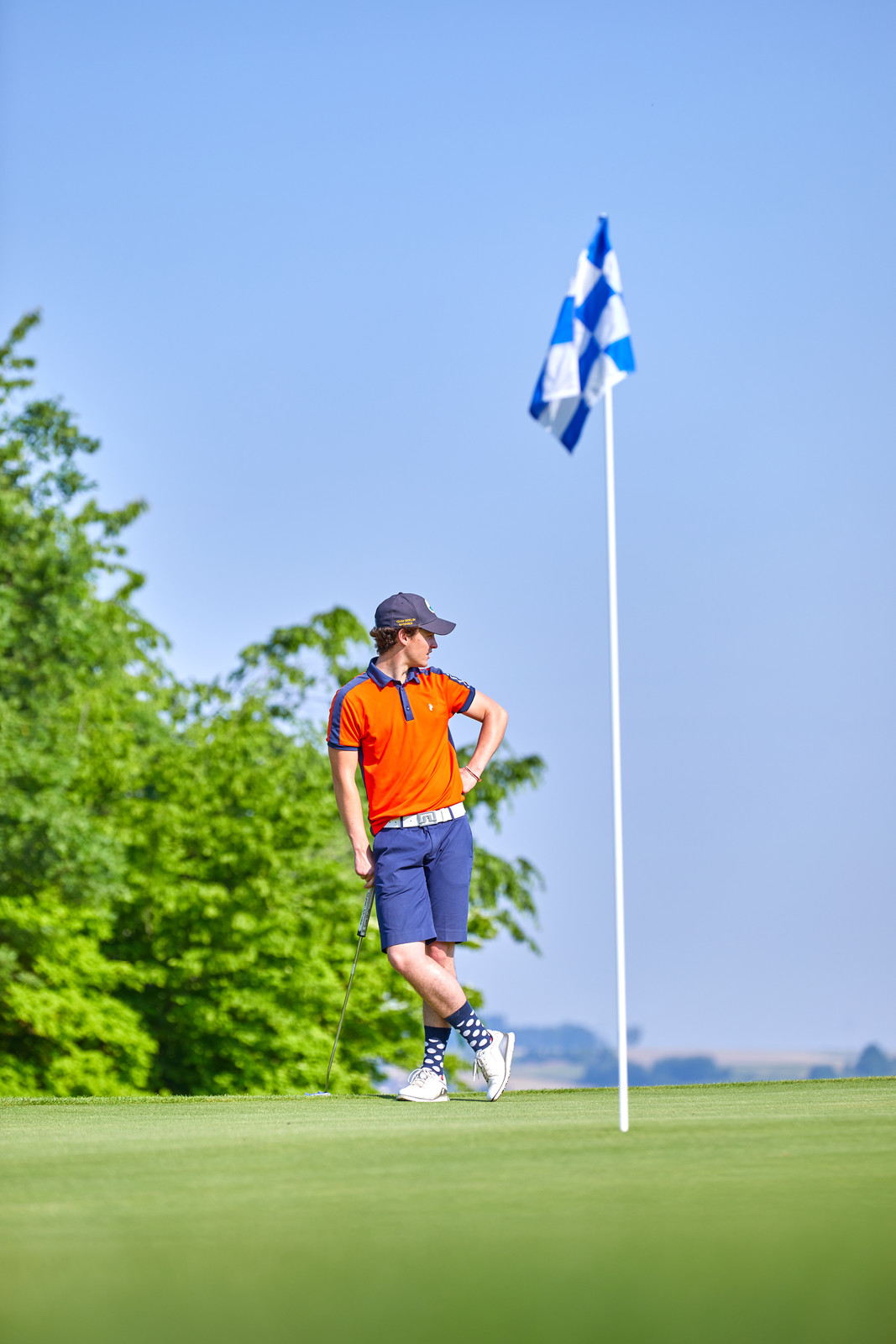 Golfer auf einem Golfplatz in Bad Griesbach