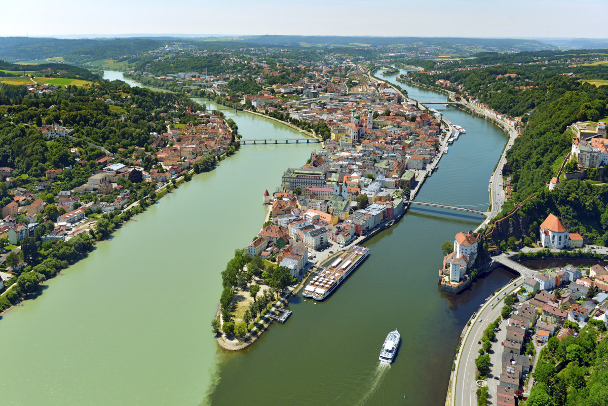 Drei Flüsse Stadt Passau